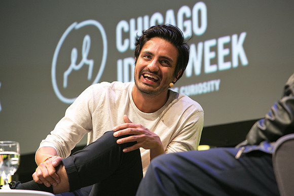 Chicago Ideas Week, Music Talk: Deconstructing Your Playlist hosted by 93.1 XRT's Terri Hemmert @ the Cadillac Palace Theatre.