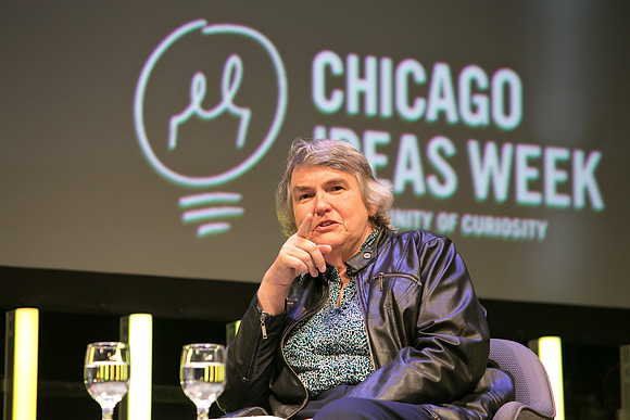 Chicago Ideas Week, Music Talk: Deconstructing Your Playlist hosted by 93.1 XRT's Terri Hemmert @ the Cadillac Palace Theatre.